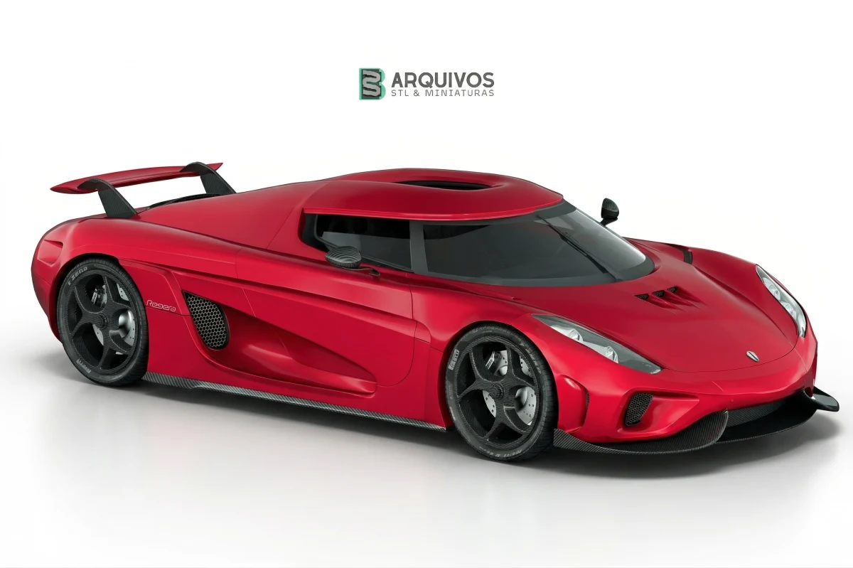 Modelo 3D STL - Koenigsegg Regera 2016 — foto 5